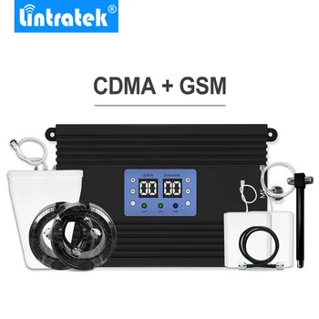 

Lintratek Powerful 80dB High Gain Signal Boosters GSM 900mhz 3G UMTS CDMA 850MHz (Band 5) Dual Band Amplifier Set Big Coverage *