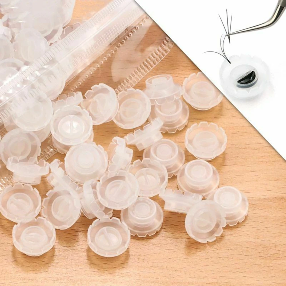 50 Pcs Eyelash Grafting Eyelash Blossom Cup Flowering Glue Cup Glue