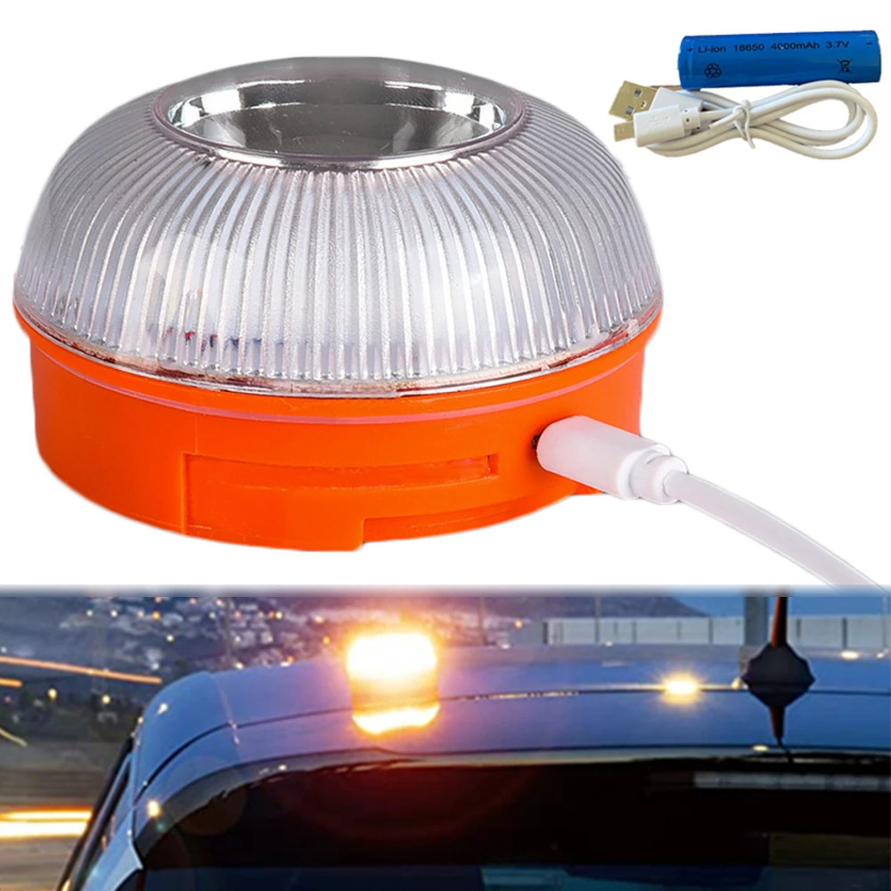 Car Emergency Light V16 Autonomous Emergency Signalling with Flashlight
