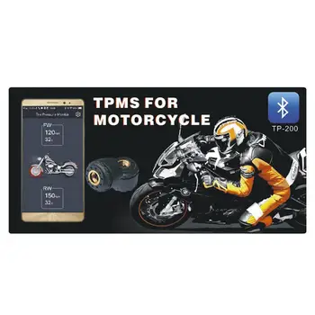 

Bluetooth Tire Pressure Monitoring System Auto External Sensors For Mobile Phone Detection 2 External Sensors