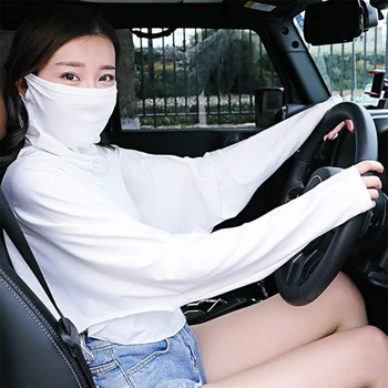 

Women Spring Summer Sunscreen Dust-Proof Face Shield Female Light Breathable Muslim Mask Shawl Dual Purpose
