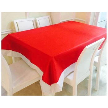 

Christmas Santa Dining Table Cover Tablecloth Party Xmas Home Table Decoration