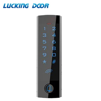 

RFID Access Control Metal Touch Screen Standalone Access Controller Waterproof T4 anti-vandal WG26 Input output 125MHZ card