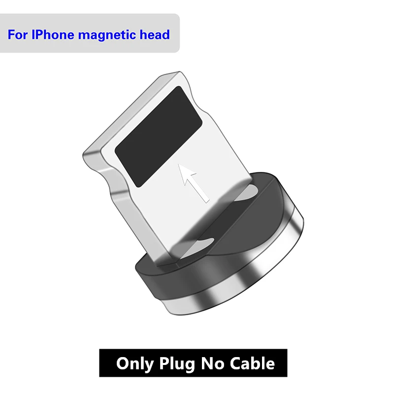 Only iOS Plug Плоский светящийся usb-кабель 2.1A для iPhone Xs Max 7 8 Plus, 1 м, быстрая зарядка, светодиодный кабель Micro USB для телефона Android, кабель для samsung S9 S8 - Цвет: Only iOS Plug