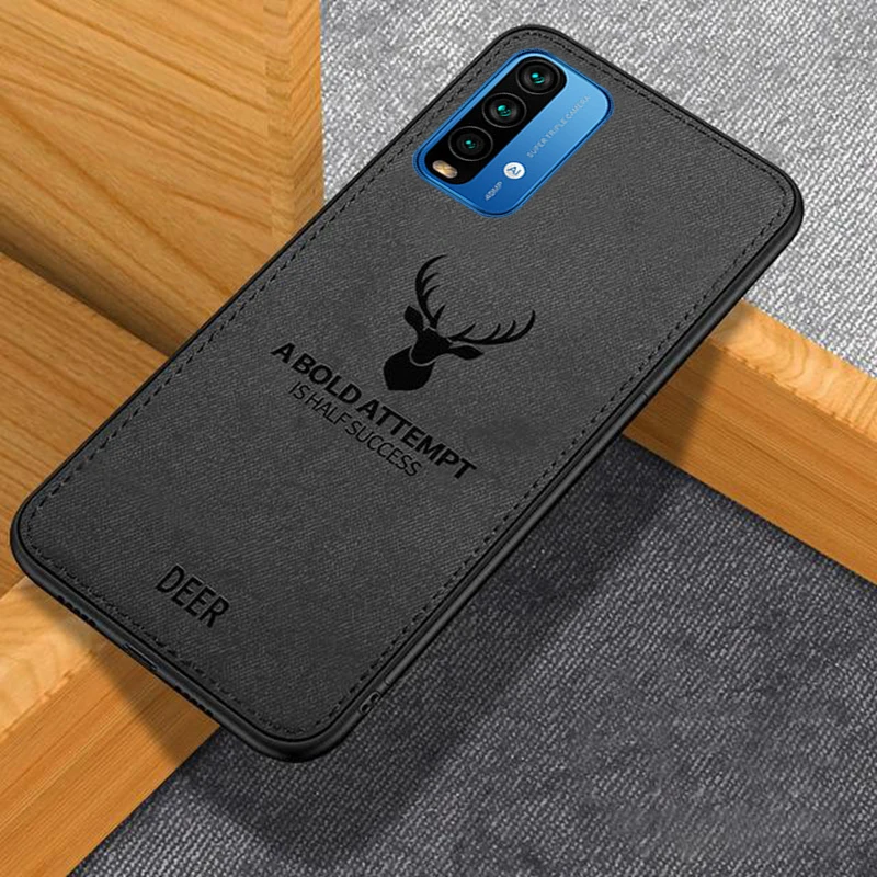 best phone cases for xiaomi Soft Deer Cloth Case for Redmi 9 9T 9A 9C NFC 9AT Redmi Note 9T 8T 9S 8 9 Pro Max xiaomi leather case design Cases For Xiaomi