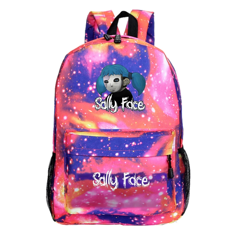 10 Sally Face рюкзак студенческий блокнот рюкзак обратно в школу рюкзак красивые мужчины женщины мальчики девочки Школа mochila - Цвет: 10
