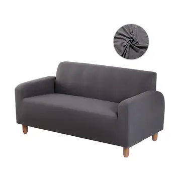 

Plain Stretch Sofa Covers For Living Room Spandex Arm Couch Sofa Slipcover Furniture Protector Single/Two/Three/Four-seater