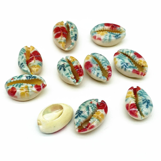 Multicolor Natural Shell Loose Spacer Beads 10-20mm Oval Beaded For Jewelry Charm Necklace Bracelet Accessory #ZZ04