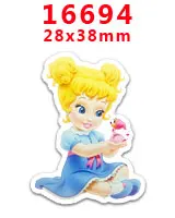 Кабошоны 30 шт мультфильм плоское украшение из смолы pr 15475 - Цвет: 16694