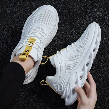 

Men Light Running Shoes Air Summer Black Breathable Sports Shoes Mesh Flat Sneakers Male Zapatos De Hombre Outdoor Spor Shoes