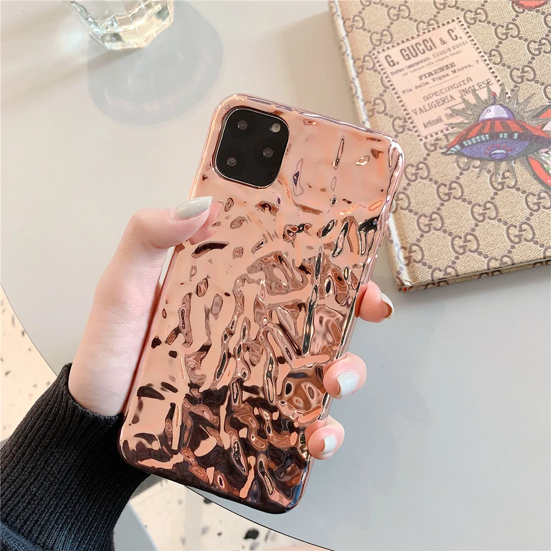 3D Dream Shell покрытие серебро золото фольга Чехол для телефона для iphone XS 11 Pro Max XR X 6 6S 7 8 Plus блестящая Мягкая силиконовая задняя крышка