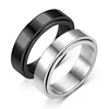Anxiety Ring Fidget Spinner Rings For Women Stainless Steel Rings Fidgets Rotate Freely Anti Stress Accessories Men's Jewelry 4