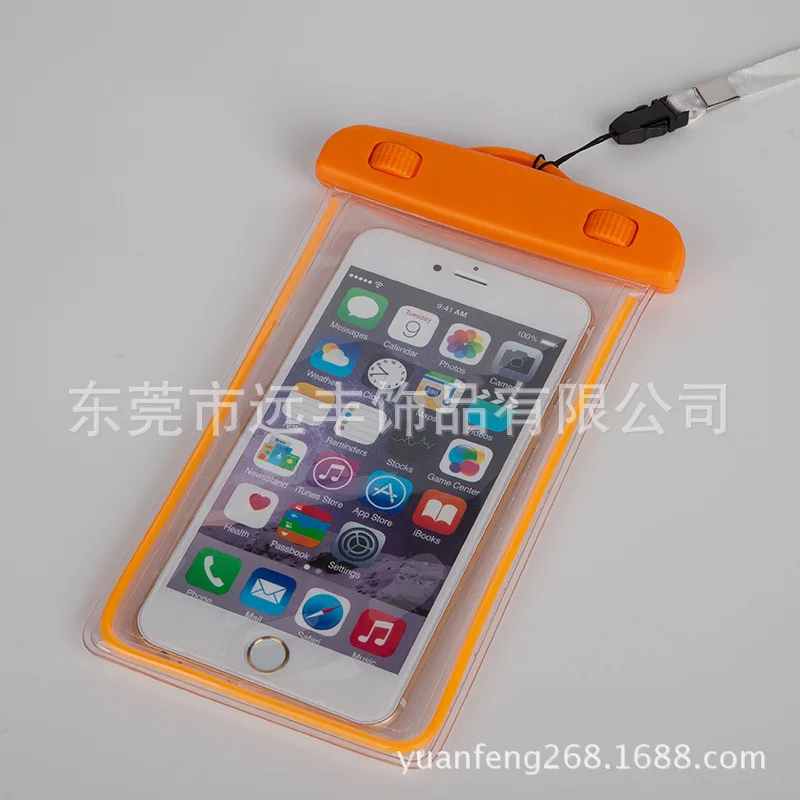Плавающий Блестящий водонепроницаемый мобильный телефон сумка для iPhone мобильный телефон водонепроницаемый чехол Drybag ночник дрейфующий водонепроницаемый сотовый телефон