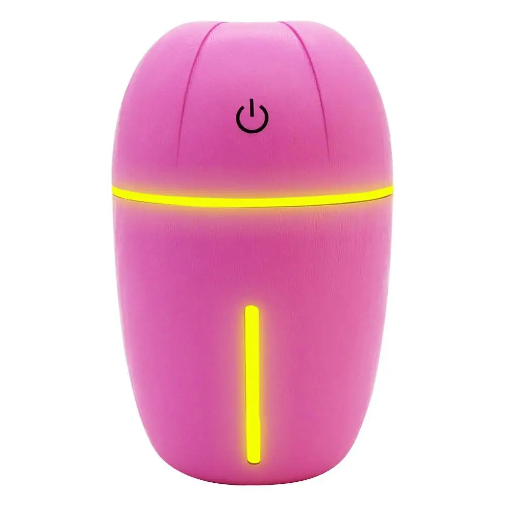Oil Diffuser Aromatherapy Cool USB mini car home silent Mist Humidifier#3O08 - Цвет: Hot Pink