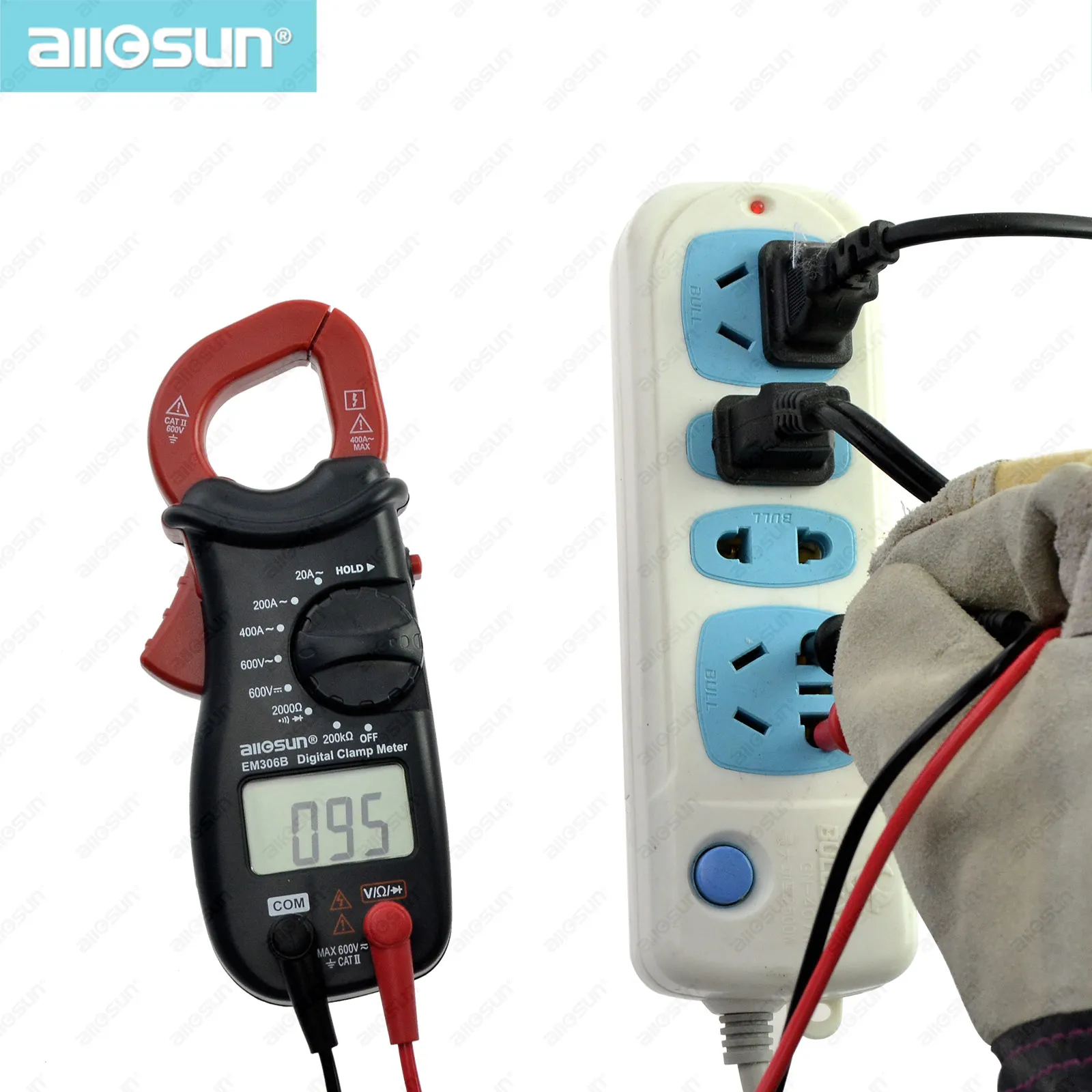 

all-sun DT830B AC/DC Ammeter Voltmeter Ohm Electrical Tester Portable Professional Digital Multimeter not included 9V battery