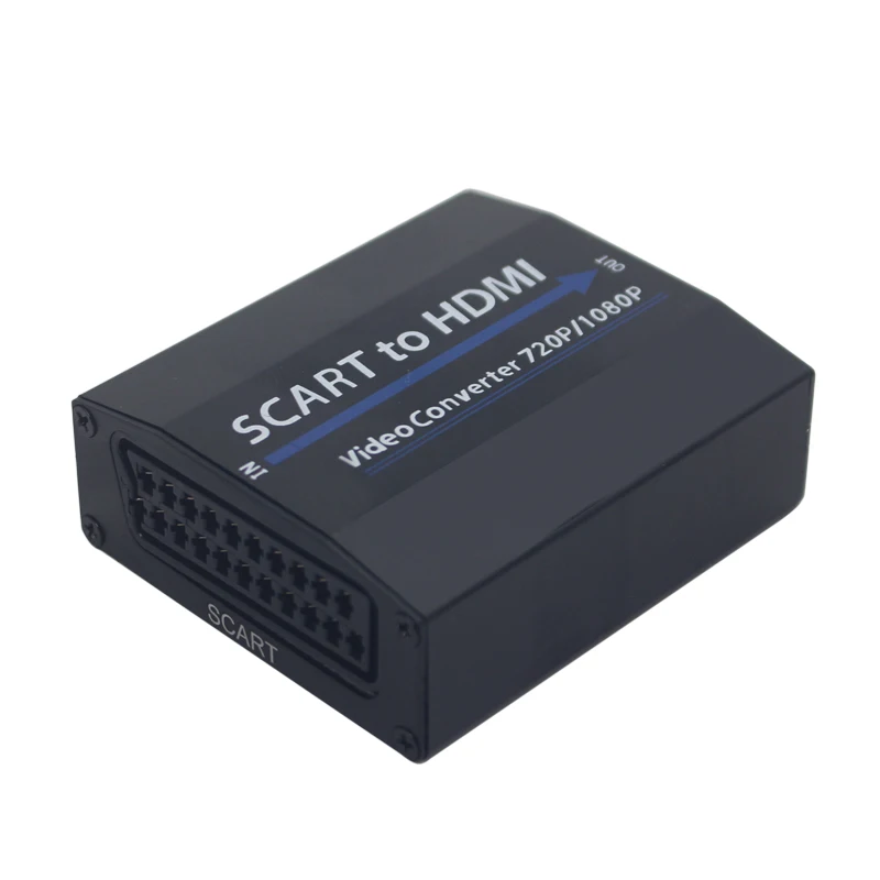 1080P SCART к HDMI адаптер конвертер wtih аудио видео композитный для ТВ DVD Sky Box