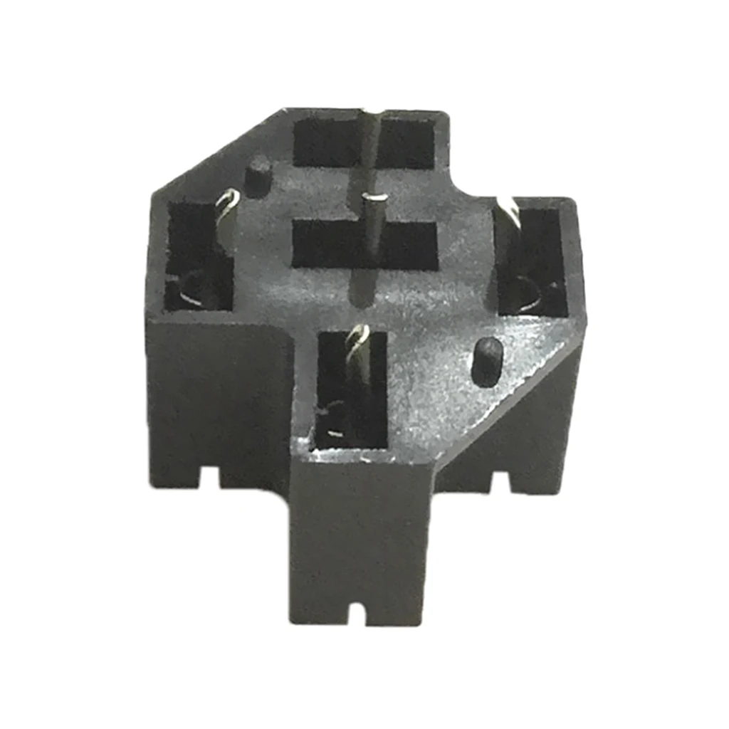 1  40AMP PCB Board Mount Relay Socket Base with 10PCS 6.3mm Terminals
