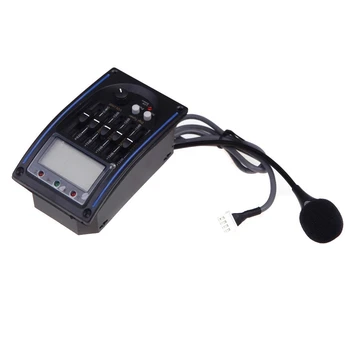 

EQLC-5 5-Band EQ Equalizer System Acoustic Guitar Preamp Piezo Pickup LCD Screen Tuner