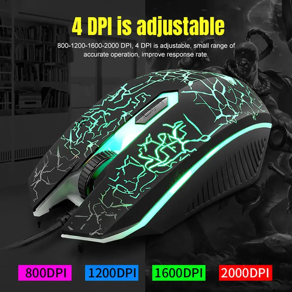 VicTsing XR992 Gaming Keyboard And Mouse Set Rainbow Backlight USB Ergonomic For PC Laptop Gamer Games Mouses And Keyboards Kit (3)
