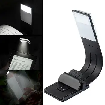 

Reading Light Book Lamp USB Rechargeable 4Modes Piano Home Decor Flashlight LED Adjustable Flexible LED Clip Booklight