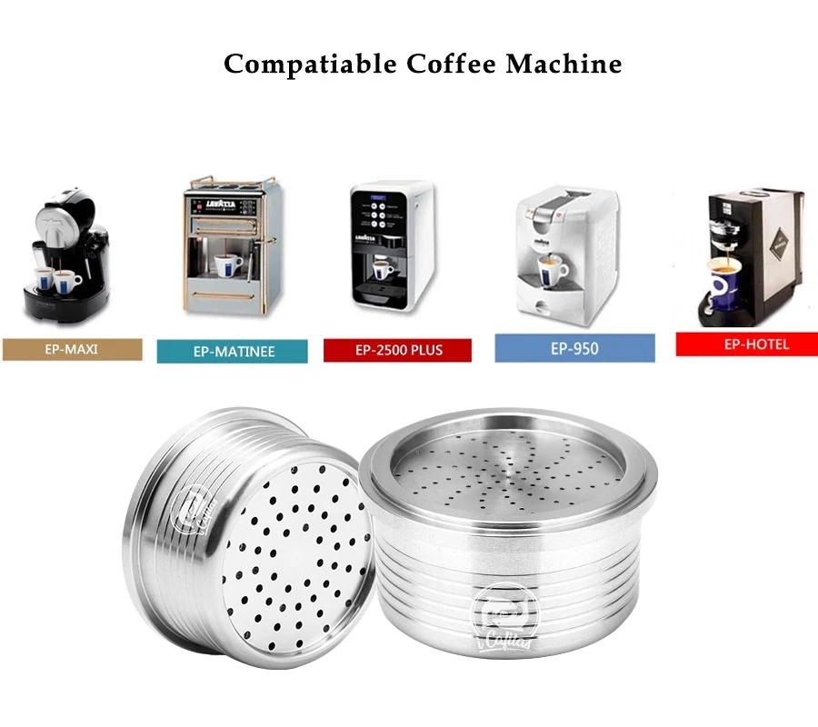 ICafilas для Lavazza кофе капсулы многоразового использования металлический фильтр из