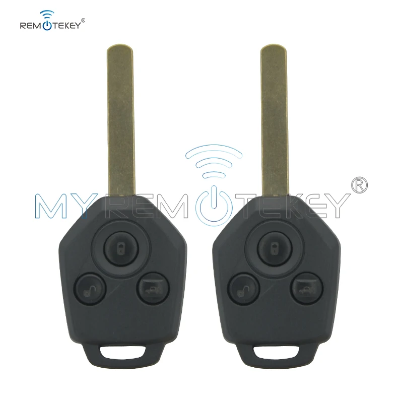 Remtekey 2pcs Remote Key 3 Button 434mhz DAT17 4D62 Chip for Subaru Forester Legacy Car Key Replacement remotekey remote car key 3 button 433 mhz 4d62 chip dat17 for subaru impreza liberty forester outback 2010 2011 2012 2013 2014