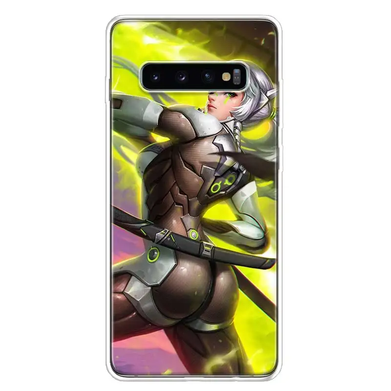 Чехол для телефона Overwatchs Game D. VA для samsung Galaxy S10+ Lite Note 10 9 8 S9 S8 J4 J6 J8 Plus S7 S6