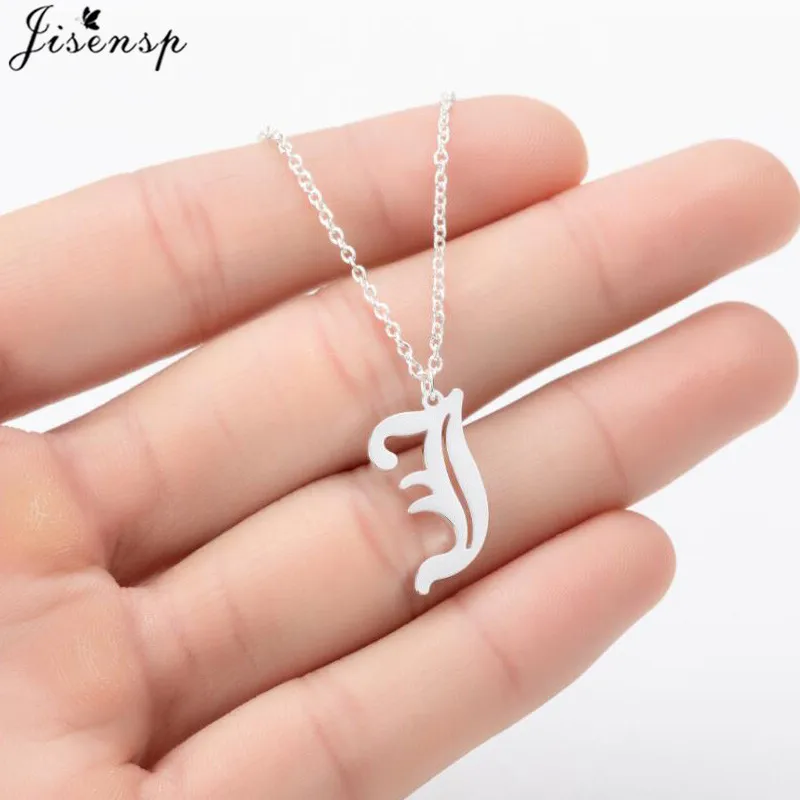 Jisensp Dainty Stainless Steel Letter Necklace Gold A Z Alphabet Charm Necklaces Pendants Personalize Jewelry Gift For Friends Pendant Necklaces Aliexpress Jisensp Dainty Stainless Steel Letter Necklace Gold A Z Alphabet Charm Necklaces Pendants Personalize Jewelry Gift For Friends Pendant Necklaces Aliexpress