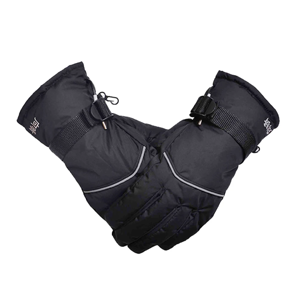 1 пара водонепроницаемые перчатки с подогревом на батарейках нагревательные перчатки электрические теплые перчатки для мотоцикла Охота ходьба на лыжах Зимние теплые