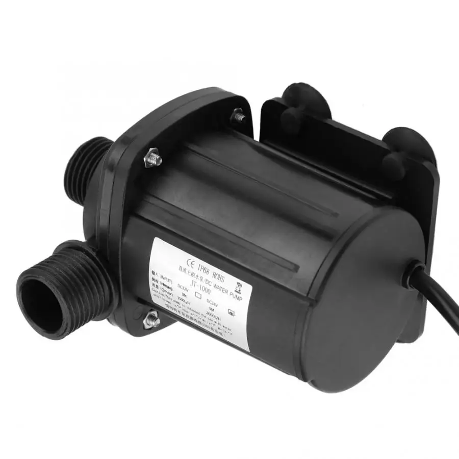 Mini 5M Hydraulic Head DC Brushless Boost Water Pump 12V-40-100 Degree DC Pump