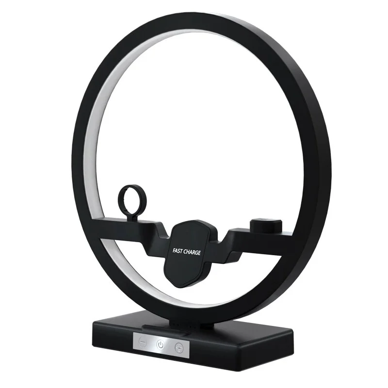 Mobile Phone Watch Headset Table Lamp Four in One Charging Bracket for iPhone 11 Charger Holder