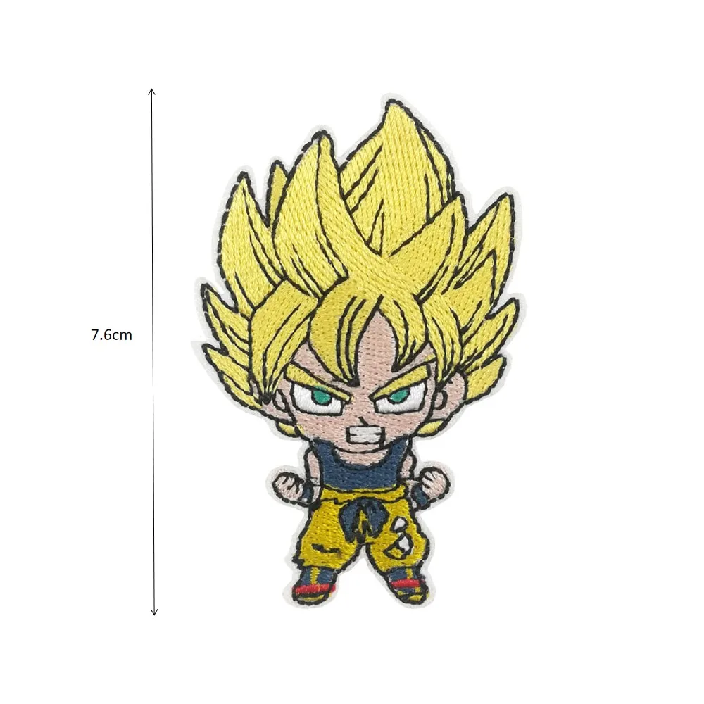 Dragon Ball Z Супер Saiyan Goku чехол Capsule corp Shenlong логотип Вегета Majin Buu японская анимация вышитые приклеивающиеся утюгом нашивки знак - Цвет: Антикварная медь