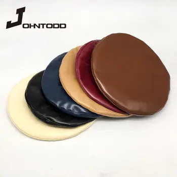 새로운 겨울 베레모 모자 패션 여성 캐주얼 PU 가죽 여성을위한 아름다운 베레모 가을 빈티지 비니 모자 소녀 뜨거운 겨울 모자