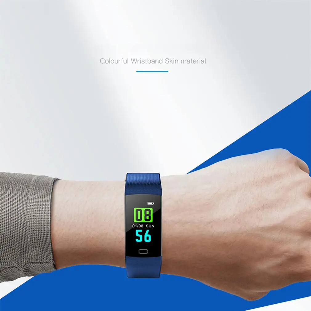 Смарт-браслет Y5, Bluetooth, цветной экран, пульсометр, измеритель артериального давления, мужские фитнес-часы, смарт-часы для мужчин