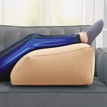 

Leg Ramp Inflatable Leg Pillow Wedge Pillow Elevates Legs and Feet for Temporary Relief from Leg Swelling Painful Feet Sciatica