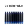 Hongdian Luxury quality Large-caliber cartridges 20pcs Disposable Blue for Black Fountain Pen Ink Cartridge Refills ► Photo 1/5