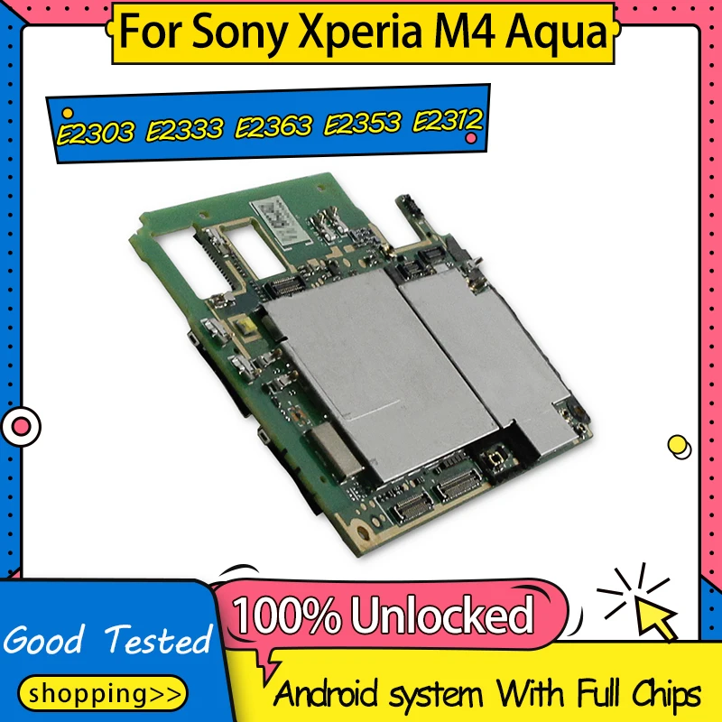 Материнская плата для Sony Xperia M4 Aqua E2303 E2333 E2363 E2353 E2312 разблокированная оригинальная