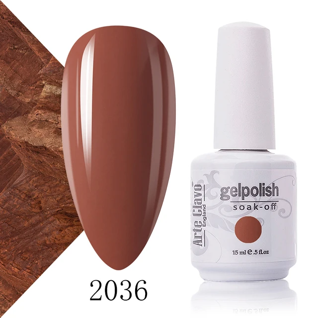 Arte Clavo 131 Colors Gel Polish Nail Gel Varnish Paint Semi Permanent Nails Art Gel Nail Polish For Manicure Top Coat Base Coat 2036