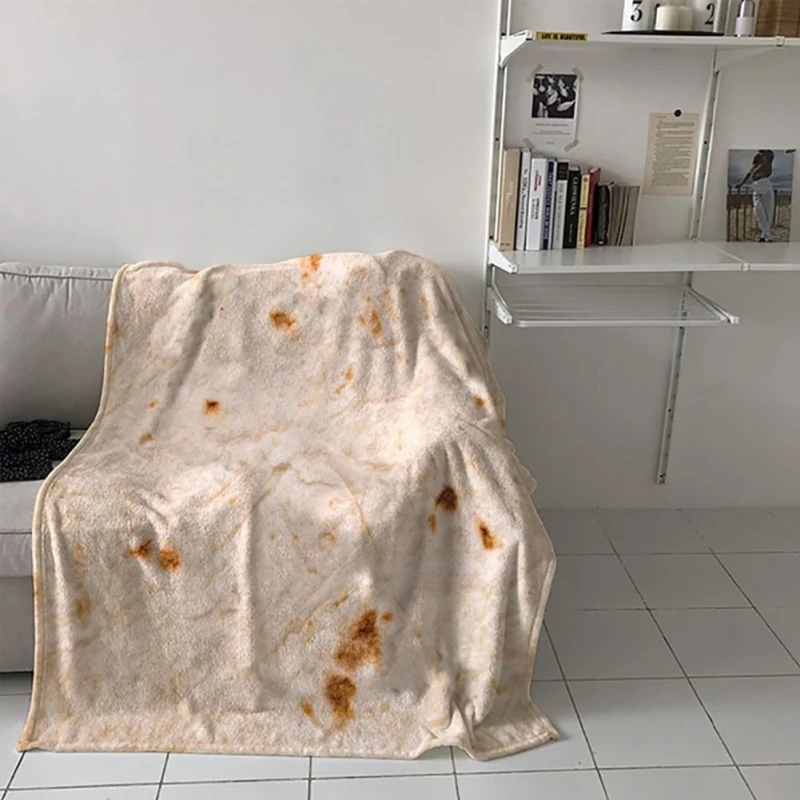 Забавное одеяло мексиканская блинница Tortilla одеяло мягкое удобное пляжное одеяло для взрослых/детей