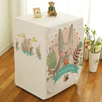 

Animal Print PEVA Sunscreen Washing Machine Dust Cover Waterproof Protector