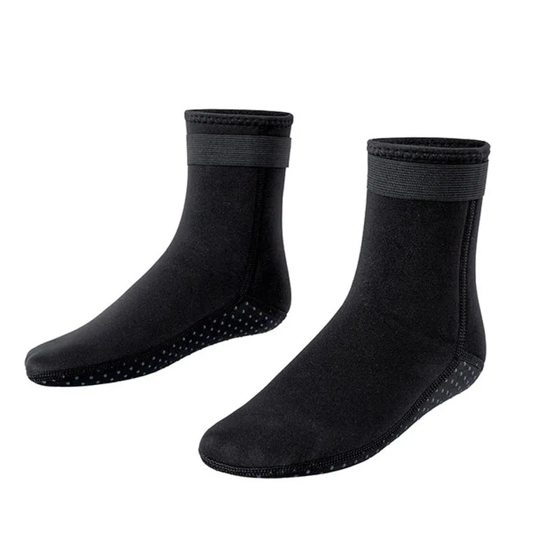 Diving socks cold-proof 3mm warm super elastic winter swimming non-slip diving fins wear-resistant ankle socks beach socks cold proof 5mm neoprene scuba vulcanization high upper anti slip adult diving boots warm fins spearfishing water shoes men women