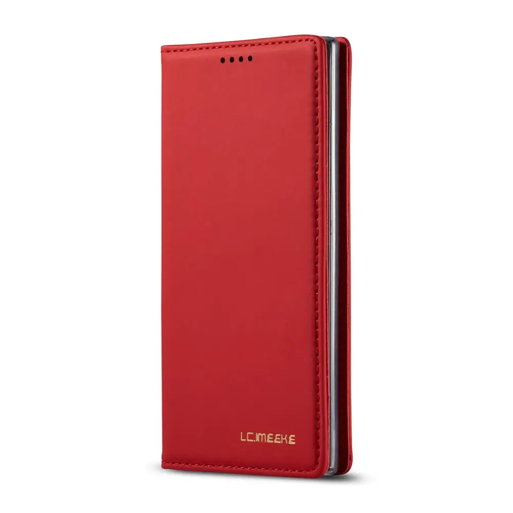 Чехол книжка для samsung Galaxy Note 10 Plus кожаный чехол кошелек магнитный противоударный