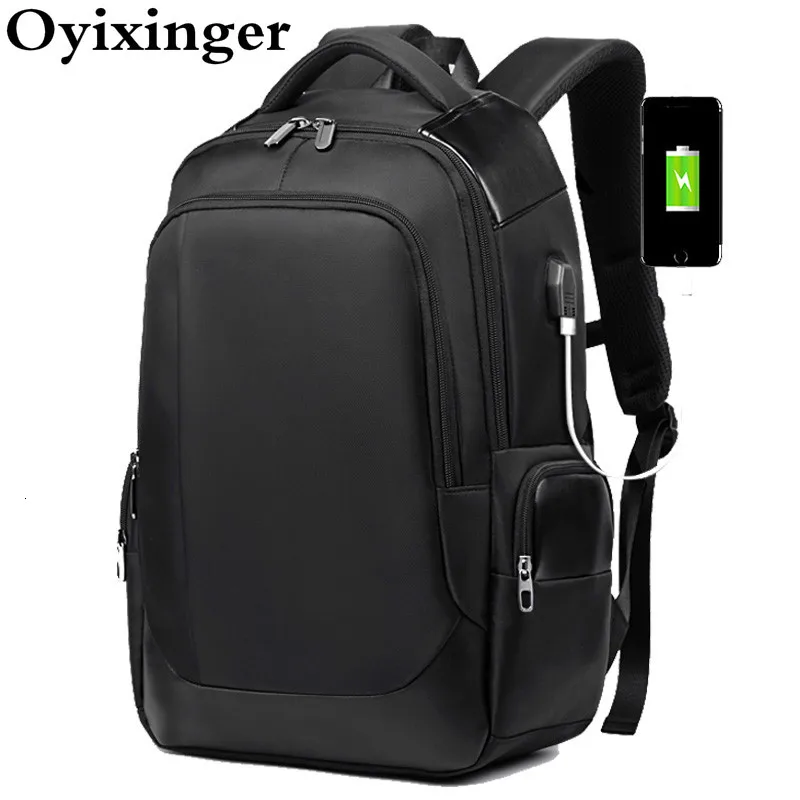 

Men Laptop Backpacks Business Man Travel Backpack USB Charge Large Capacity 15.6 Inch Backpack Anti Theft Waterproof Mochila Sac