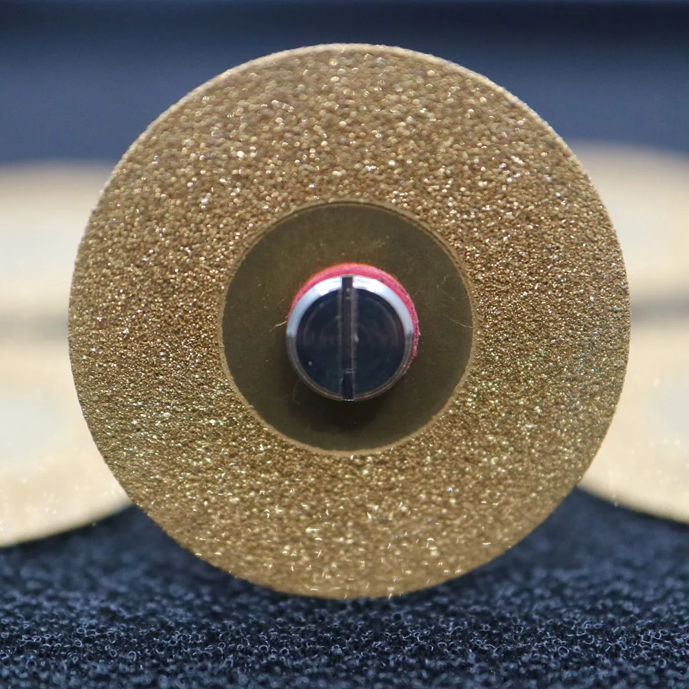 5pcs dental lab Diamond Cutting Discs Titanium Coating Cut Wheel Set For Rotary Tool 22*0.45mm