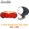 Livraison gratuite 36V 48V Compatible e-bike phare ensemble de feux arrière avant lumière arrière ensemble de feux arrière ► Photo 1/6