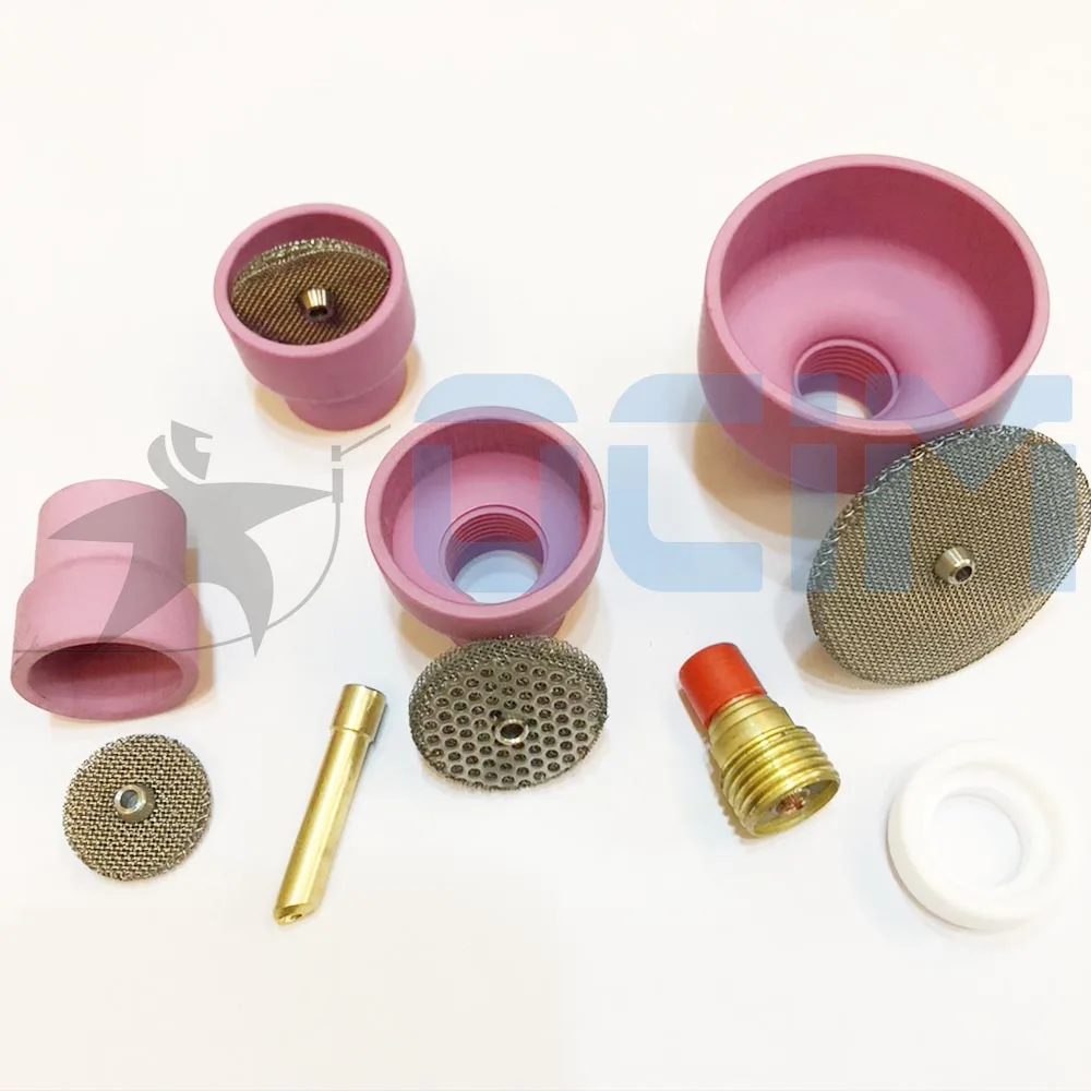 Ceramic Nozzle Cups Alumina Ceramic Nozzle Cups 12# 14# 16# 24# With Mesh For WP9/20 WP17 WP18 WP26 Tig Torch