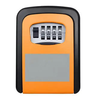 

Key Safe Box Outdoor Digit Wall Mount Combination Password Lock Aluminum Key Storage Box Security Safes