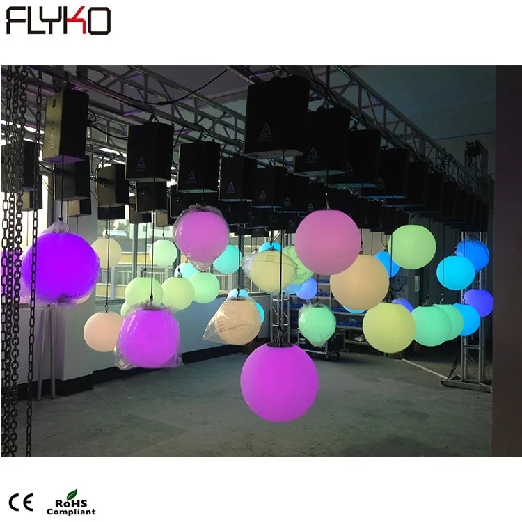 Вверх вниз полноцветный RGB DMX сценический кинетический магический шар подвесной Лифт мяч со светодиодом для событий