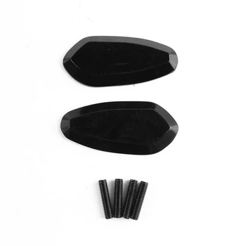 

1 Set Motorcycle Mirror Block Off Base Plates Cover For Yamaha YZF R6 2003 2004 2005 2006 Black Aluminum Motor Accessories