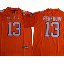 Мужские футболки Clemson Tigers Renfrow 13 красные